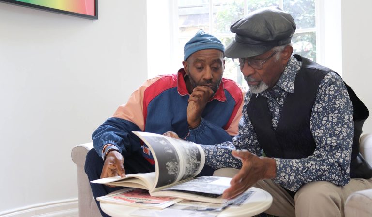 Picture of John Lyons & Andrew Pierre Hart in Conversation event.