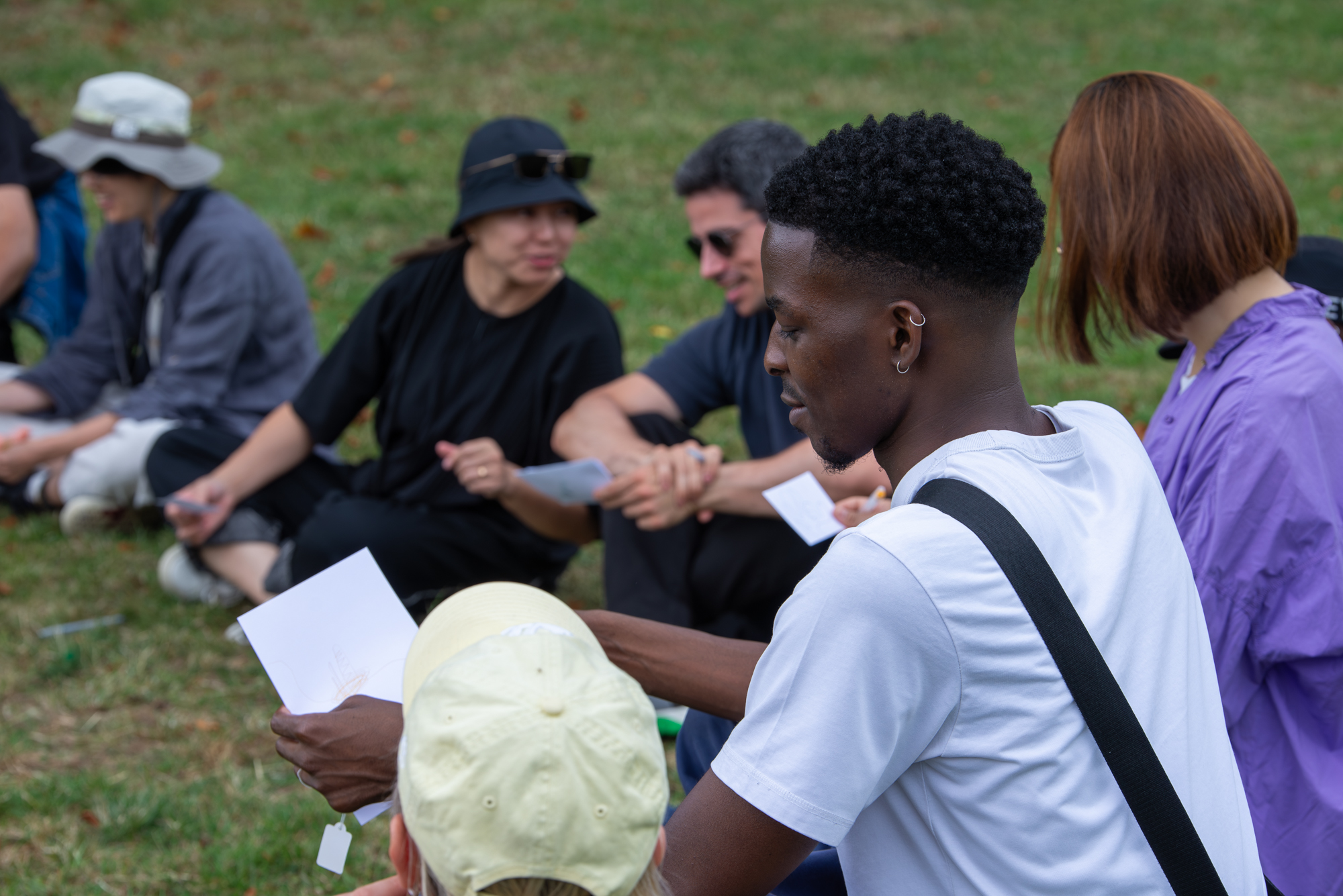ICF Peer-led Studio Session with Annie Jael Kwan for Brent Biennial EARTH Ritual (2025), ACAVA Studios. Images by Kataryzna Perlak.